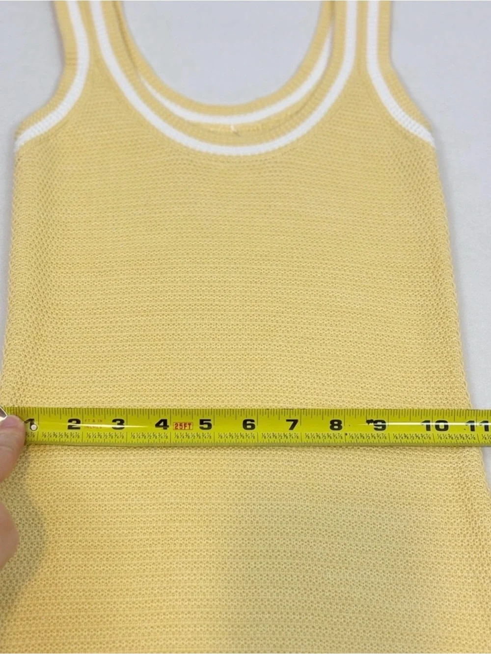 ALO Yoga Tennis Club Sweater Knit Dress in Yellow XXS